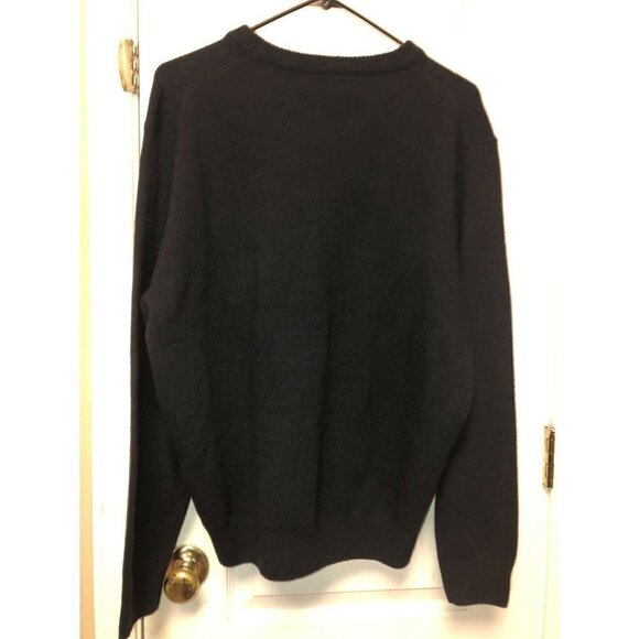 Jos A Bank Executive Collection Sweater Lambswool lambs wool‎ Blend Blue medium - Picture 3 of 5